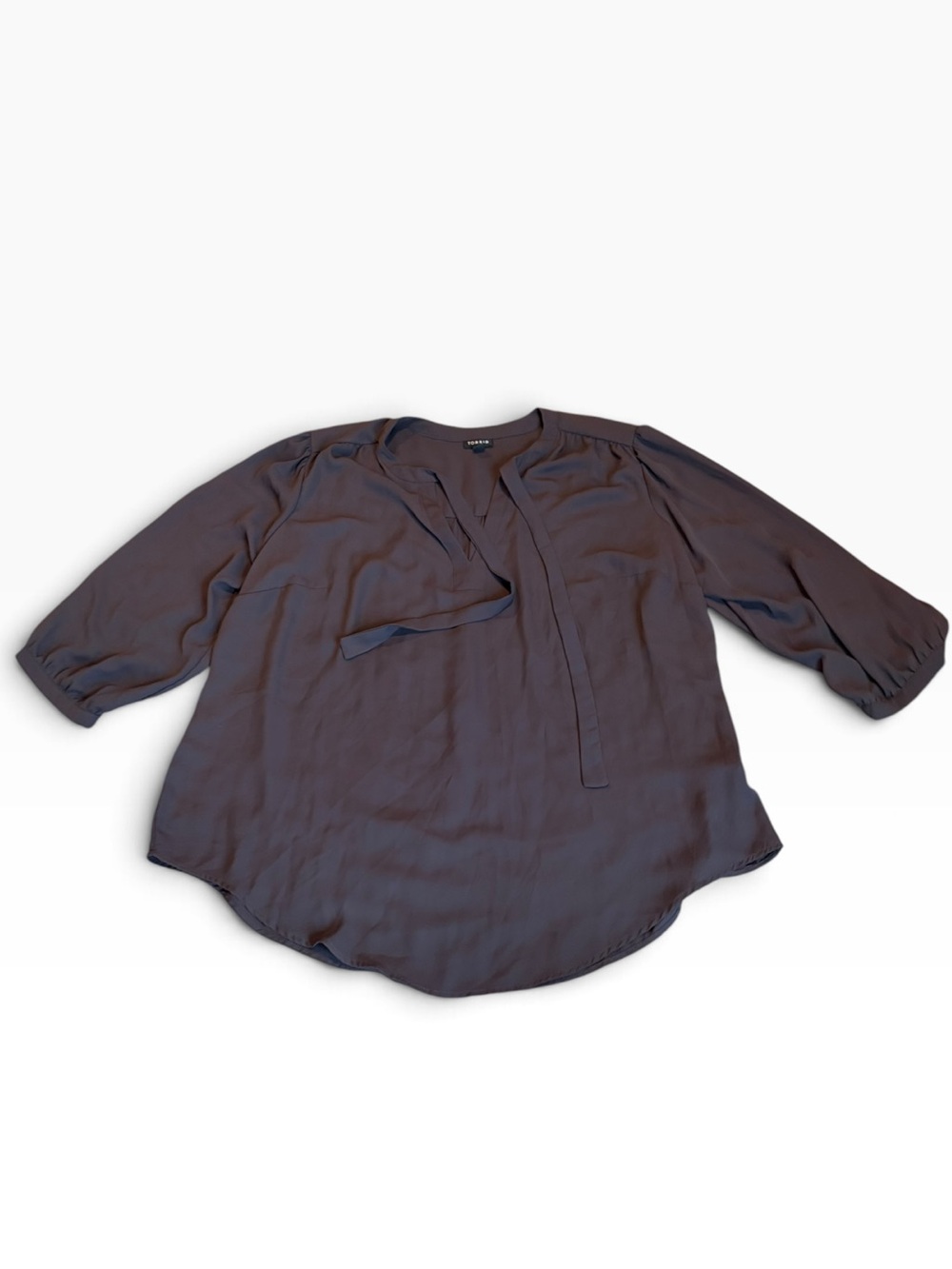TORRID dark grey blouse